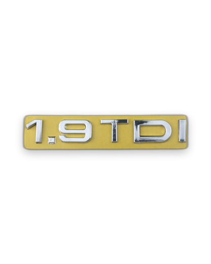 1.9 TDI 135x20 mm Krom Bagaj Yazısı Audi Uyumlu