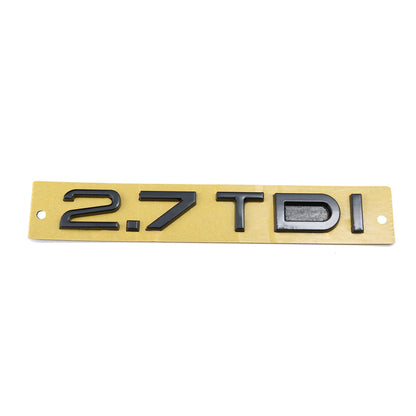 2.7 TDI Siyah Bagaj Yazısı Audi Uyumlu