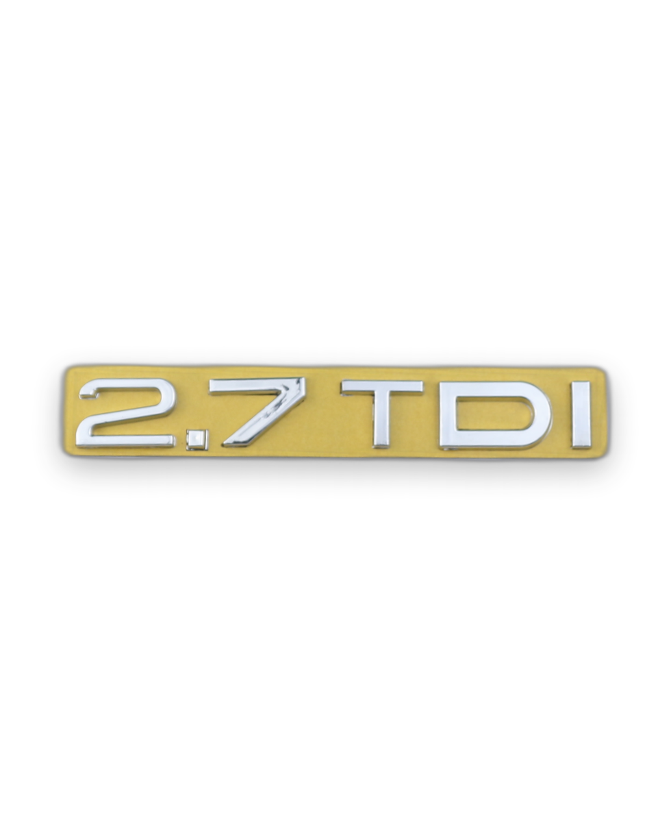 2.7 TDI 2.7 TDI yazısı Krom Bagaj Yazısı Audi Uyumlu