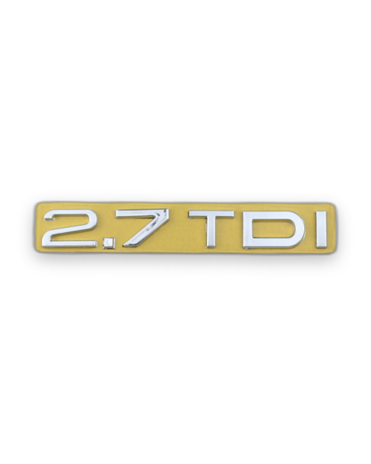 2.7 TDI 2.7 TDI yazısı Krom Bagaj Yazısı Audi Uyumlu