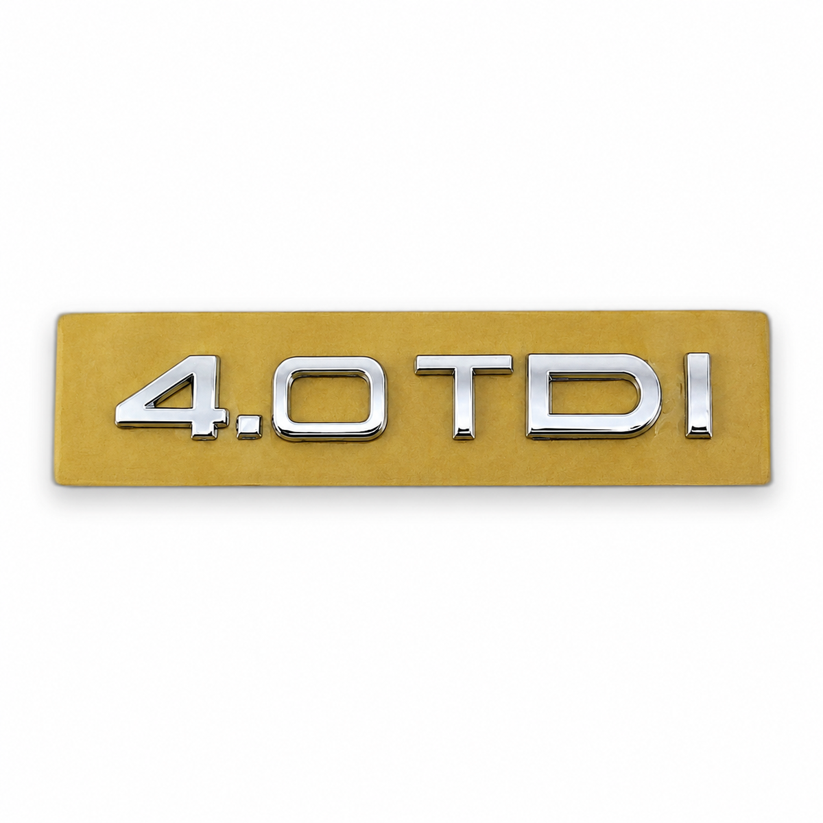 4.0 TDI Audi markalı, krom renkli yazı. Ölçü: 145x20 mm. Krom Bagaj Yazısı Audi Uyumlu