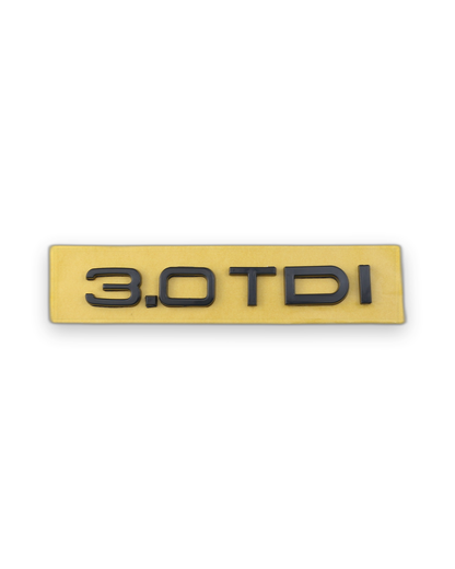 3.0 TDI Siyah Bagaj Yazısı Audi Uyumlu