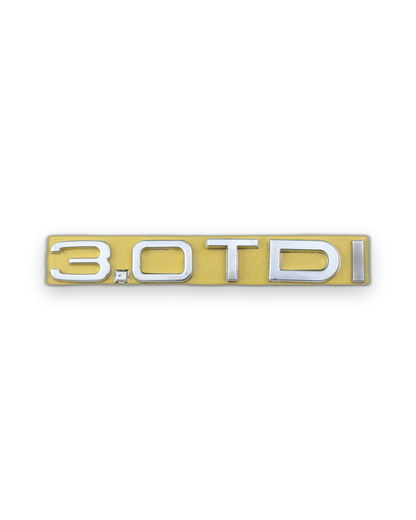 3.0 TDI Krom Bagaj Yazısı Audi Uyumlu