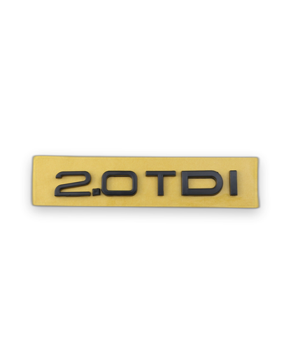 2.0 TDI Siyah Bagaj Yazısı Audi Uyumlu