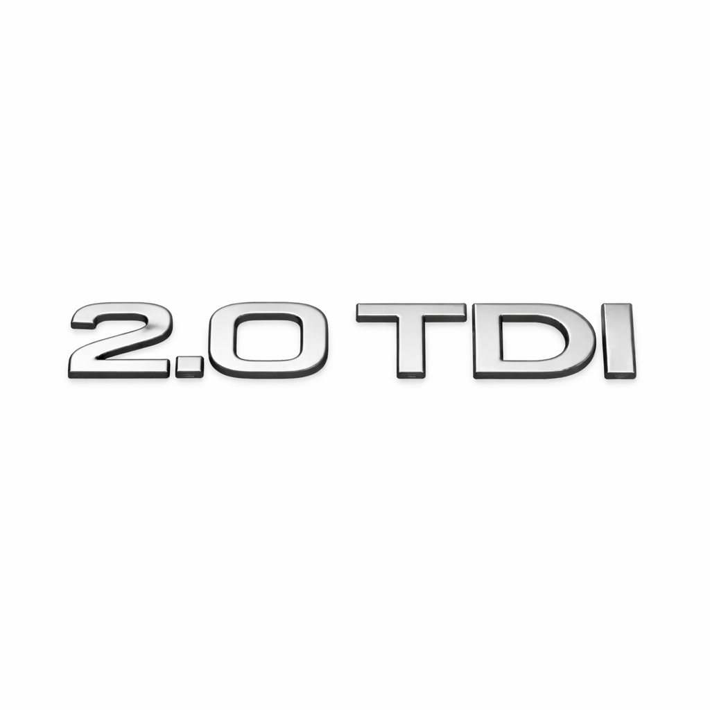 2.0 TDI Krom Bagaj Yazısı Audi Uyumlu