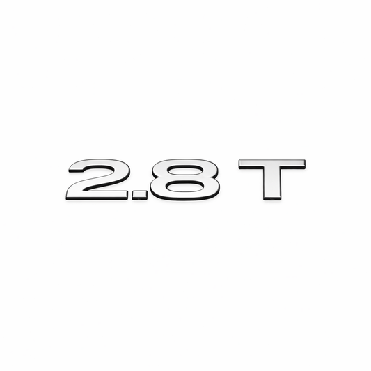 2.8 T Krom Bagaj Yazısı Audi Uyumlu