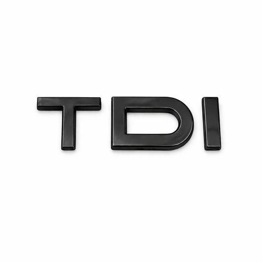 TDI Siyah Bagaj Yazısı Audi Uyumlu