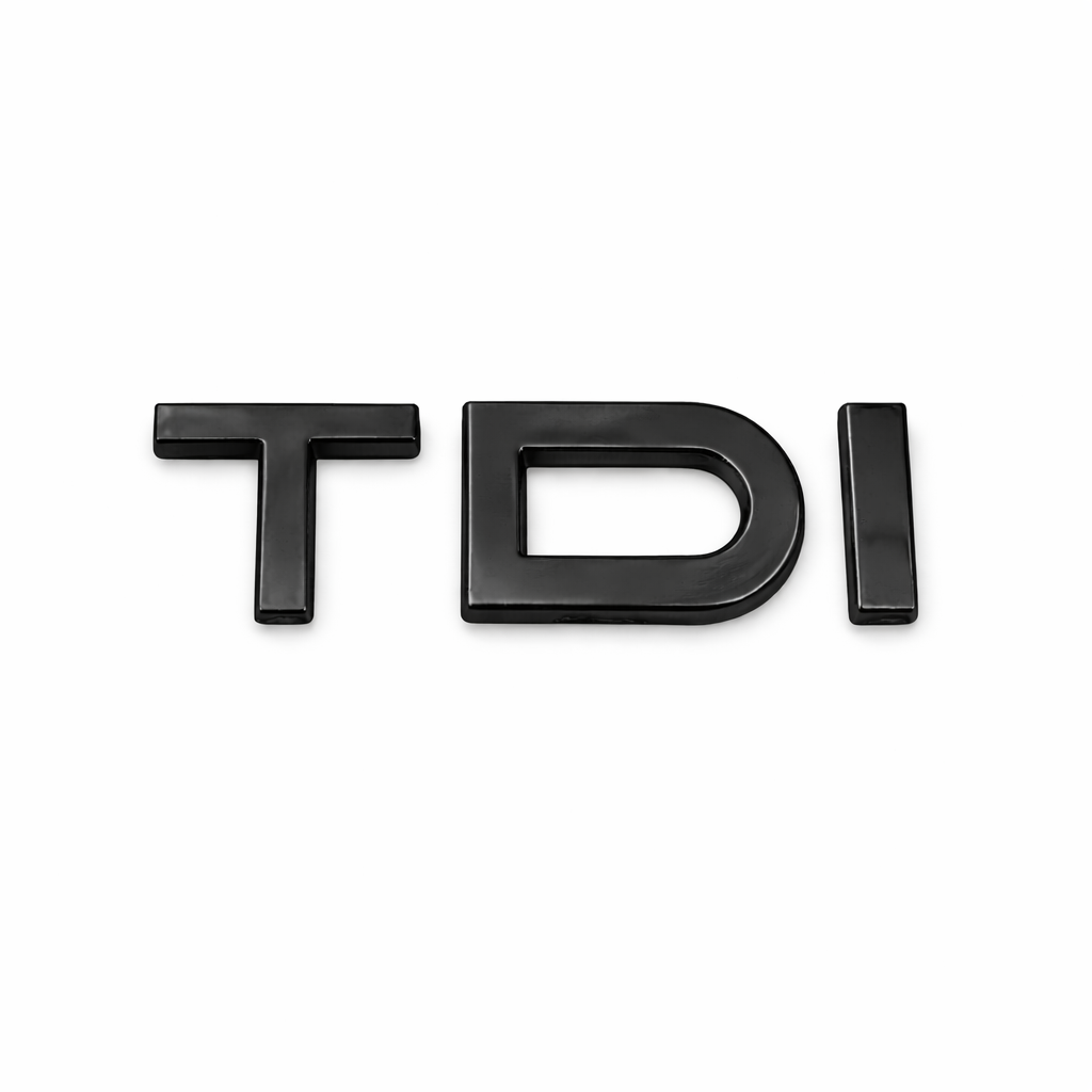 TDI Siyah Bagaj Yazısı Audi Uyumlu