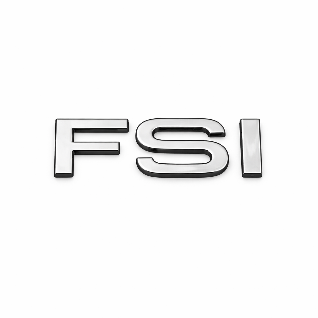 FSI Krom Bagaj Yazısı Audi Uyumlu
