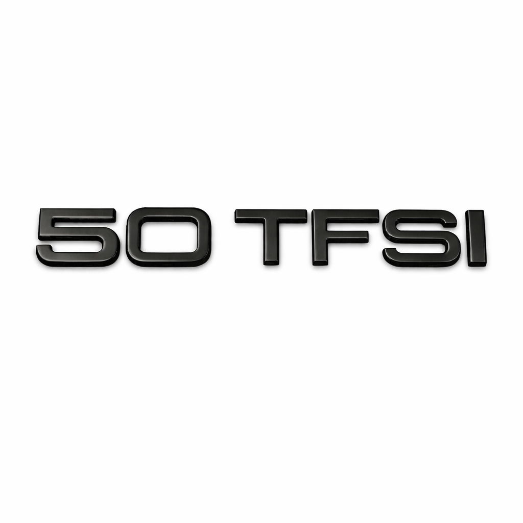 50 TFSI Siyah Bagaj Yazısı Audi Uyumlu
