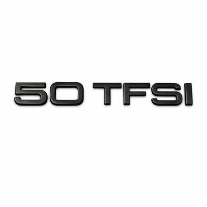 50 TFSI Siyah Bagaj Yazısı Audi Uyumlu