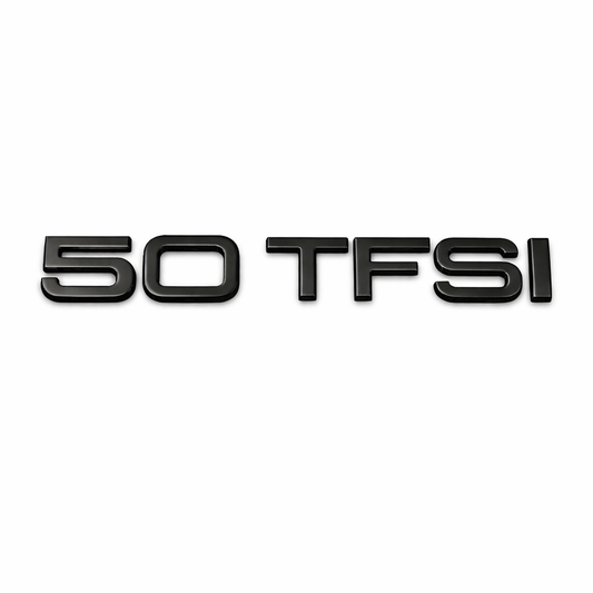 50 TFSI Siyah Bagaj Yazısı Audi Uyumlu