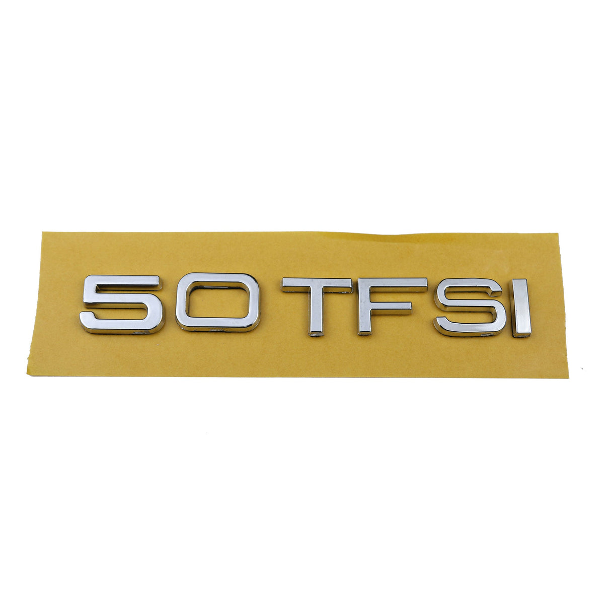 50 TFSI Ölçü: 147x20 mm Krom Bagaj Yazısı Audi Uyumlu