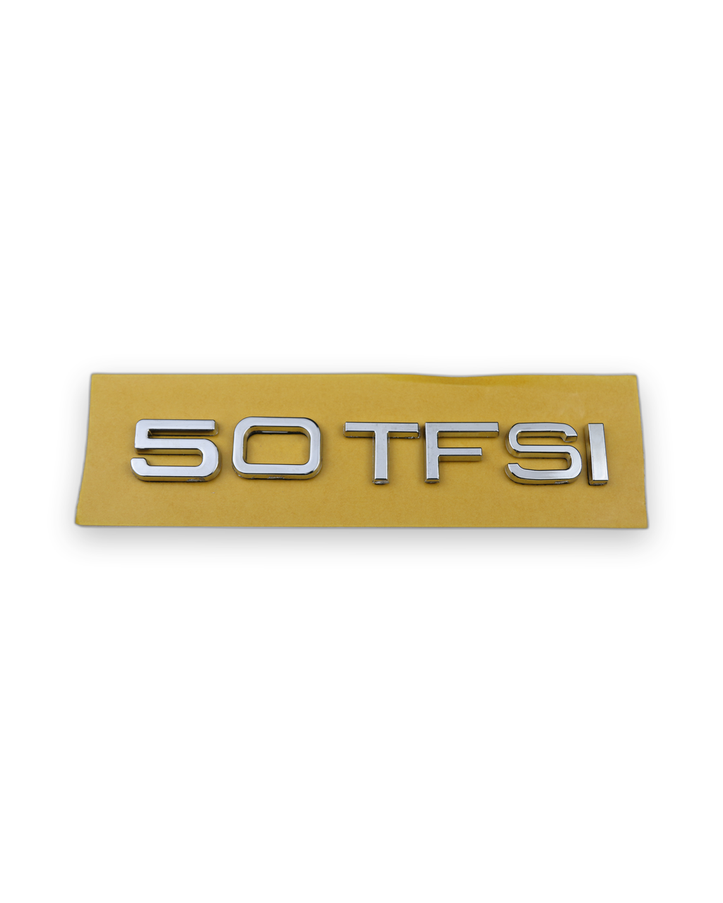 50 TFSI Ölçü: 147x20 mm Krom Bagaj Yazısı Audi Uyumlu