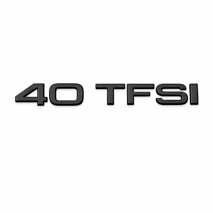40 TFSI Siyah Bagaj Yazısı Audi Uyumlu