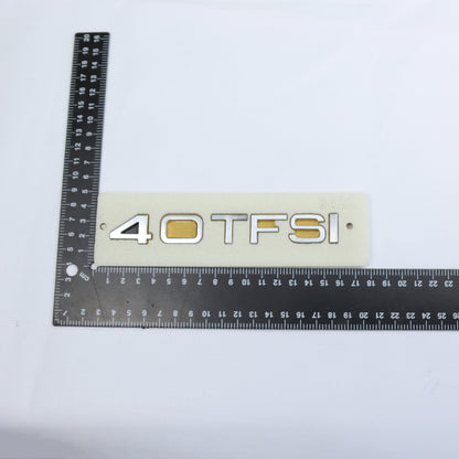 40 TFSI Ölçü: 147x20 mm Krom Bagaj Yazısı Audi Uyumlu