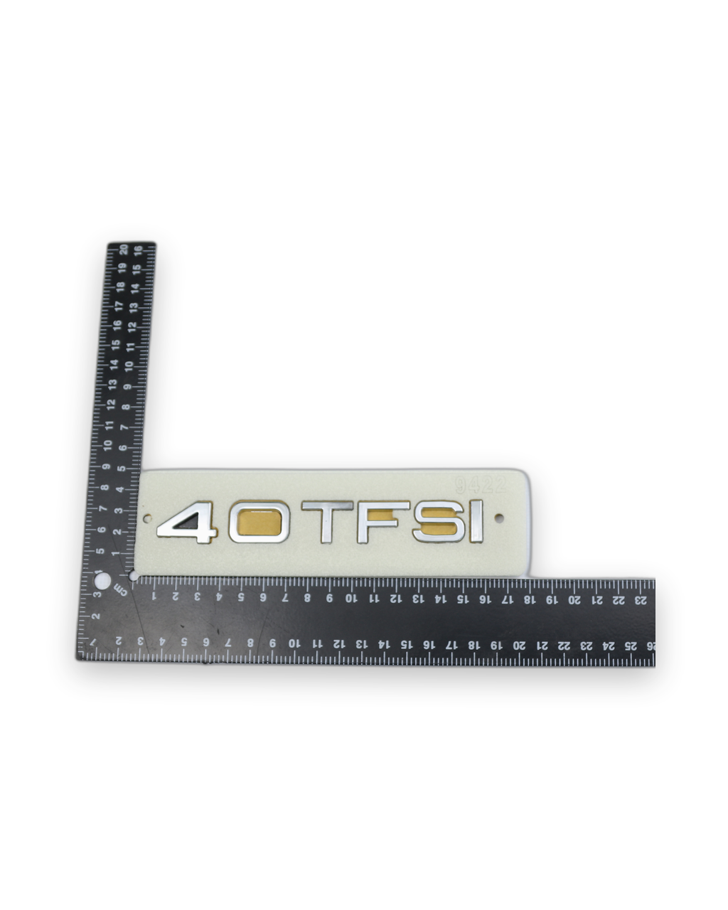 40 TFSI Ölçü: 147x20 mm Krom Bagaj Yazısı Audi Uyumlu