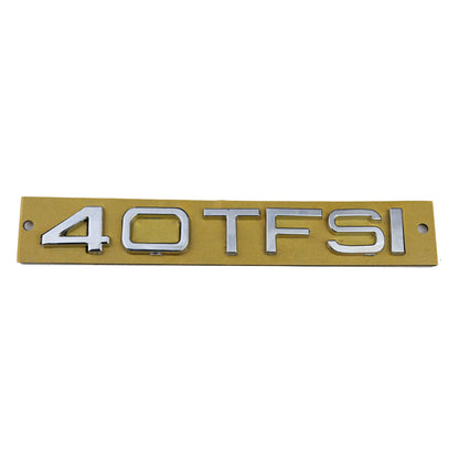 40 TFSI Ölçü: 147x20 mm Krom Bagaj Yazısı Audi Uyumlu