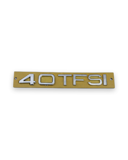 40 TFSI Ölçü: 147x20 mm Krom Bagaj Yazısı Audi Uyumlu