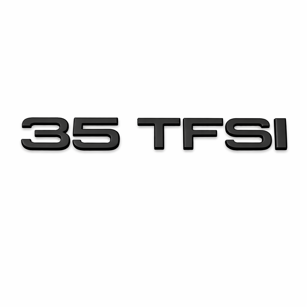 35 TFSI Siyah Bagaj Yazısı Audi Uyumlu