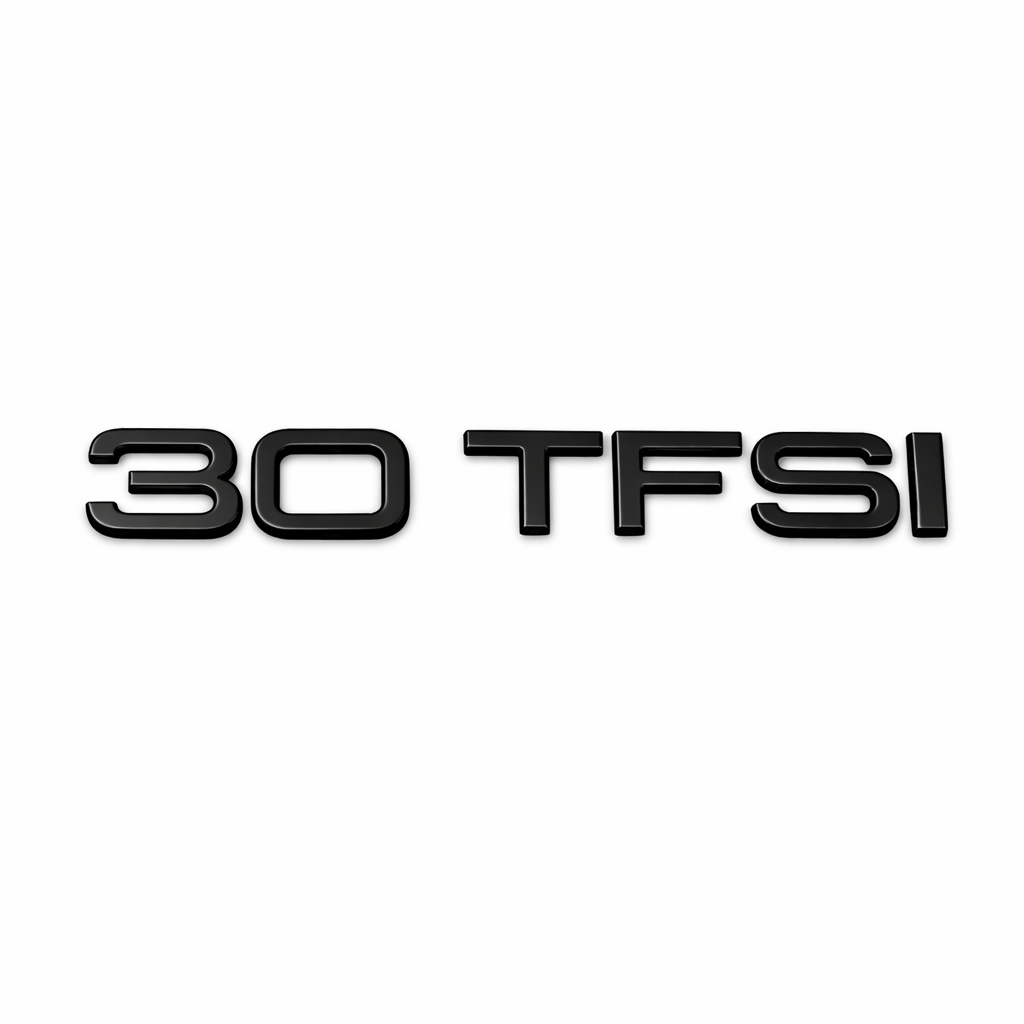 30 TFSI Siyah Bagaj Yazısı Audi Uyumlu