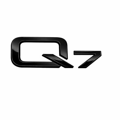 Q7 Siyah Bagaj Yazısı Audi Uyumlu