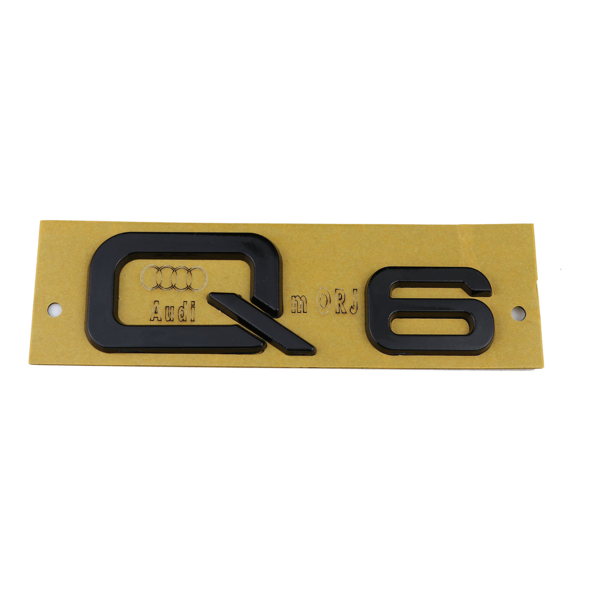 Q6 Ölçü: 110x40 mm Siyah Bagaj Yazısı Audi Uyumlu