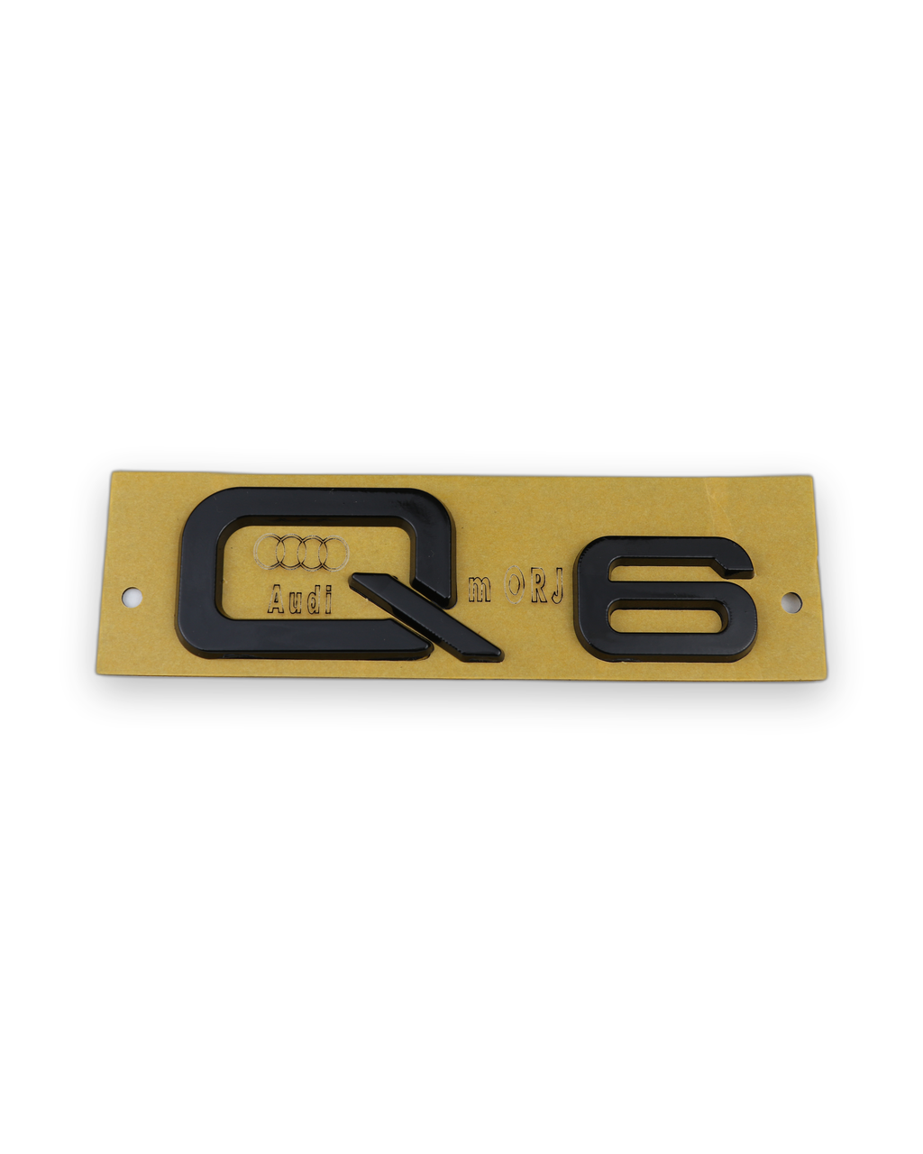 Q6 Ölçü: 110x40 mm Siyah Bagaj Yazısı Audi Uyumlu