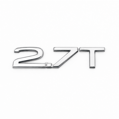 2.7T Krom Bagaj Yazısı Audi Uyumlu