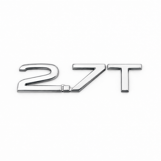 2.7T Krom Bagaj Yazısı Audi Uyumlu