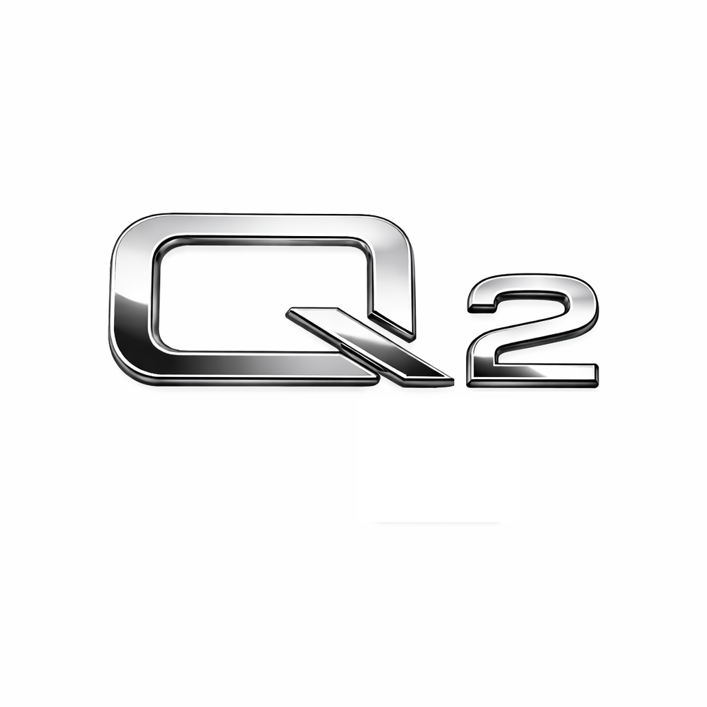 Q2 2014-2020 Krom Bagaj Yazısı Audi Uyumlu
