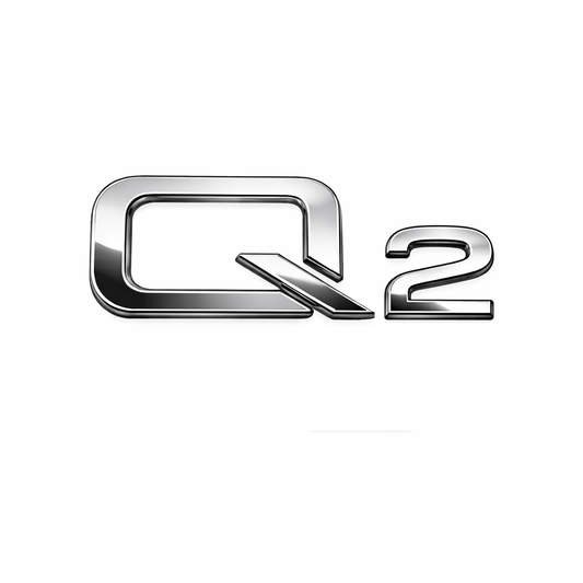 Q2 2014-2020 Krom Bagaj Yazısı Audi Uyumlu