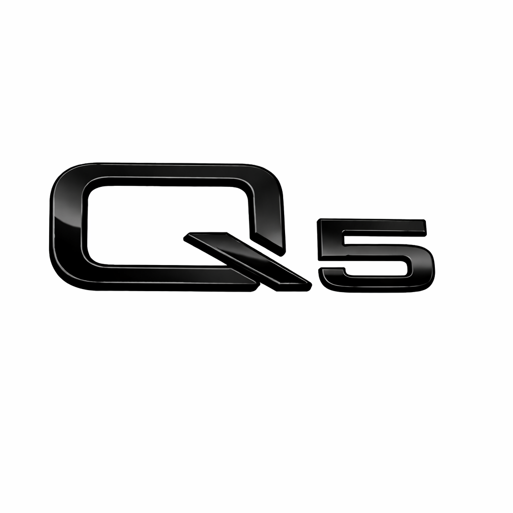 Q5 Audi Q5, 2010-2017 uyumlu yazı Siyah Bagaj Yazısı Audi Uyumlu