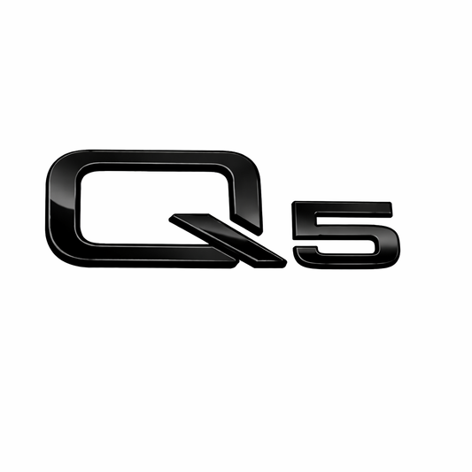 Q5 Audi Q5, 2010-2017 uyumlu yazı Siyah Bagaj Yazısı Audi Uyumlu