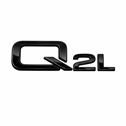 Q2L Siyah Bagaj Yazısı Audi Uyumlu