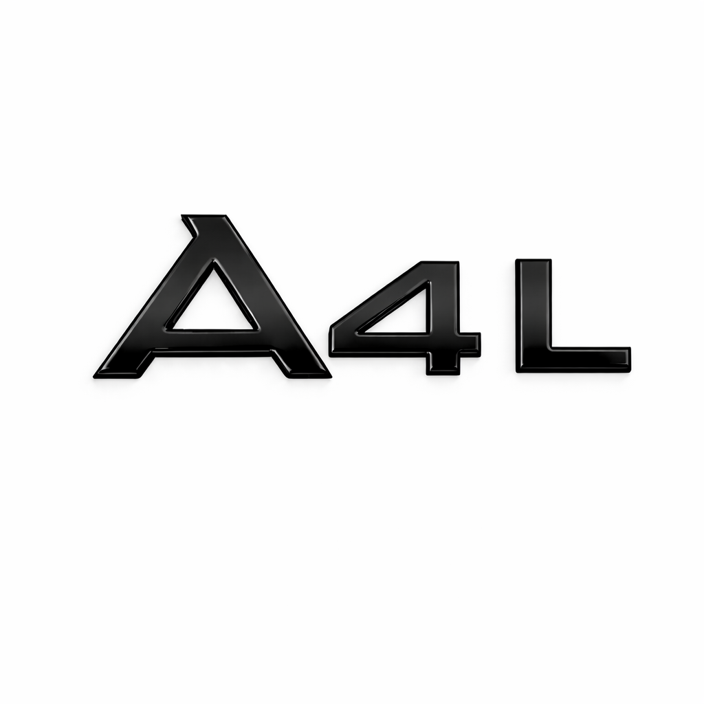 A4L Siyah Bagaj Yazısı Audi Uyumlu