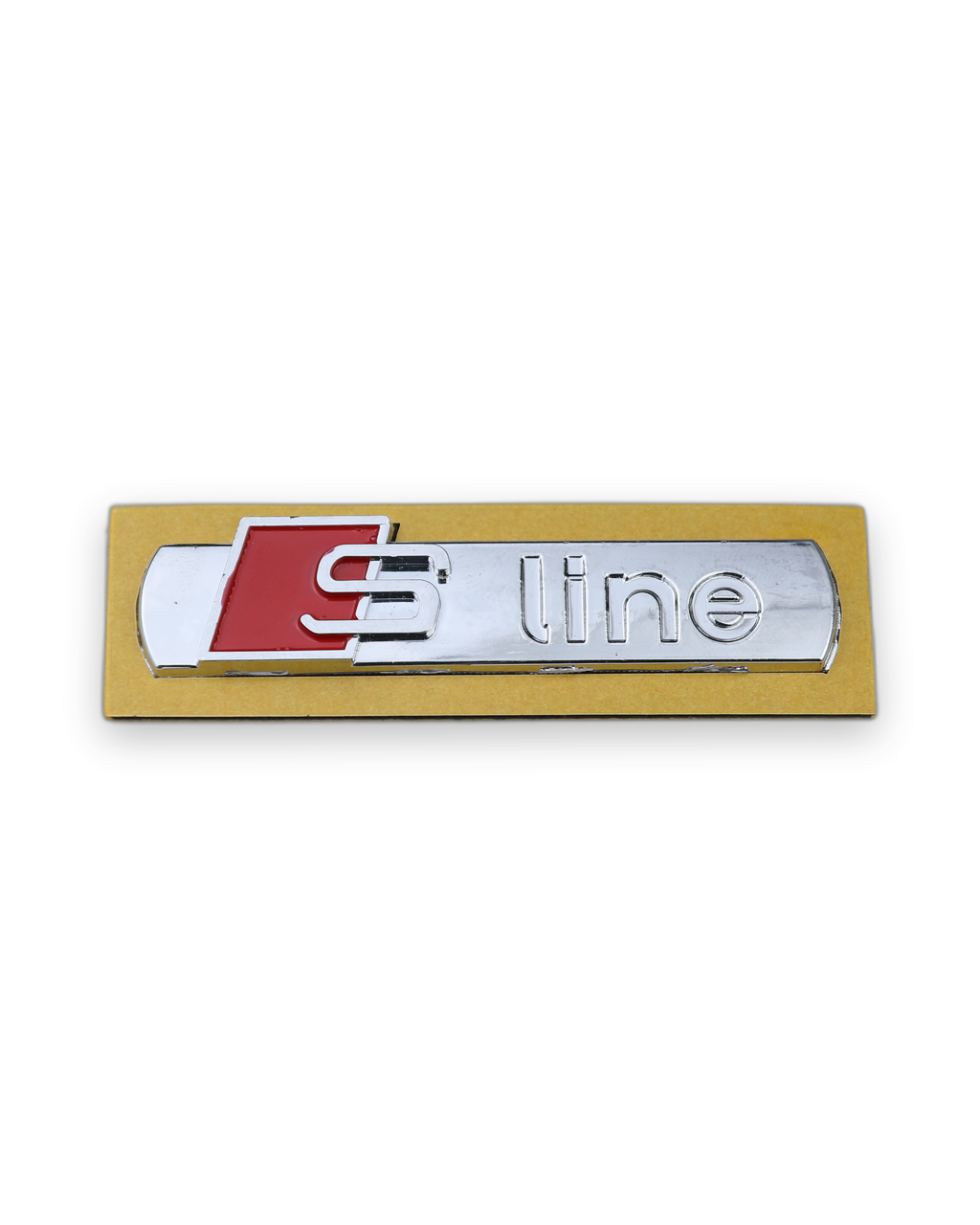 S Line Krom Kırmızı Bagaj Yazısı Audi Uyumlu