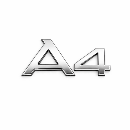 A4 Krom Bagaj Yazısı Audi Uyumlu