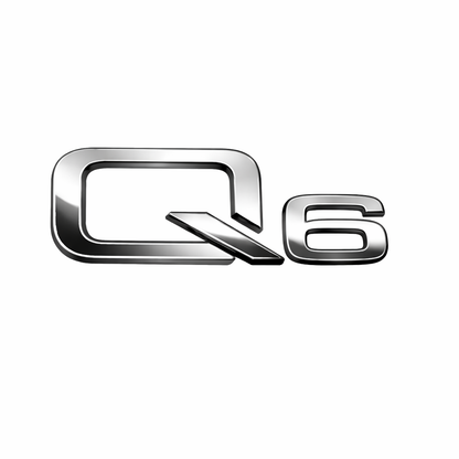Q6 Krom Bagaj Yazısı Audi Uyumlu