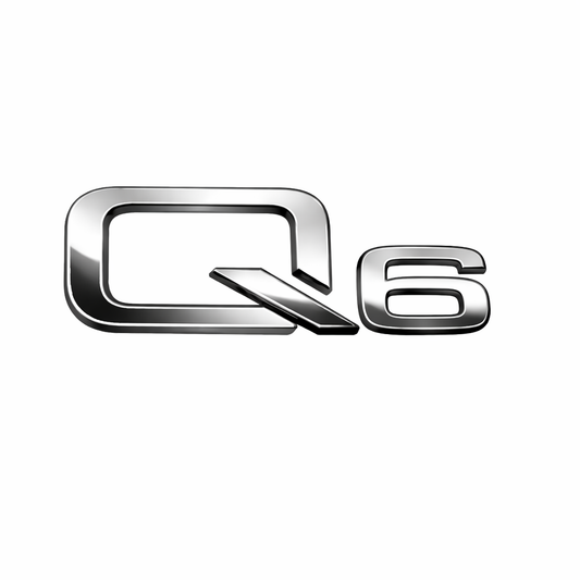 Q6 Krom Bagaj Yazısı Audi Uyumlu