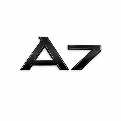 A7 Siyah Bagaj Yazısı Audi Uyumlu