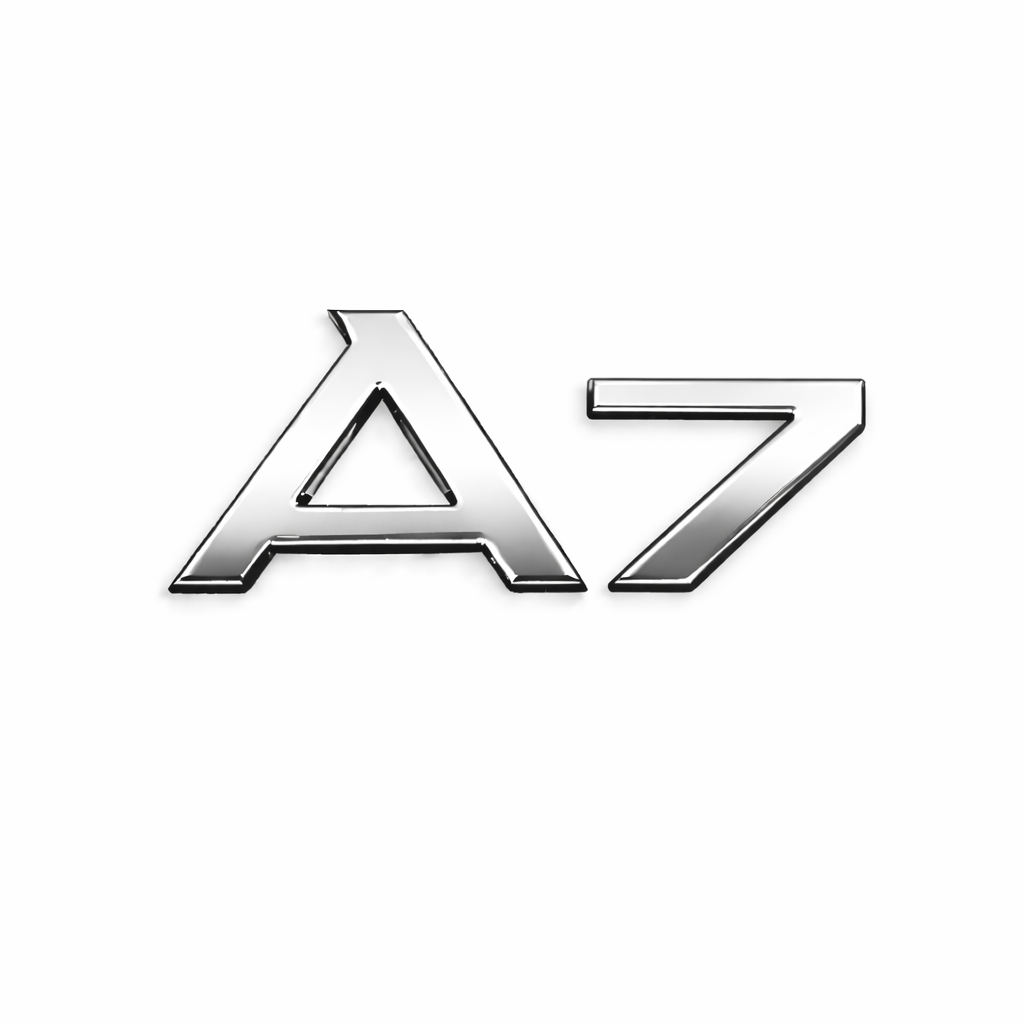 A7 Krom Bagaj Yazısı Audi Uyumlu
