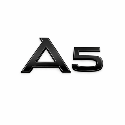 A5 Siyah Bagaj Yazısı Audi Uyumlu