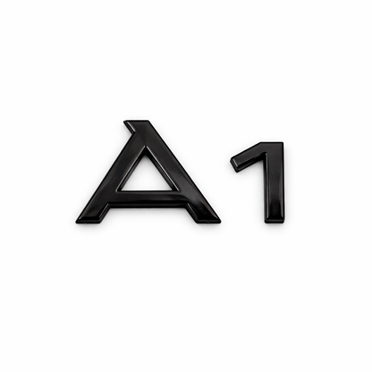 A1 Siyah Bagaj Yazısı Audi Uyumlu