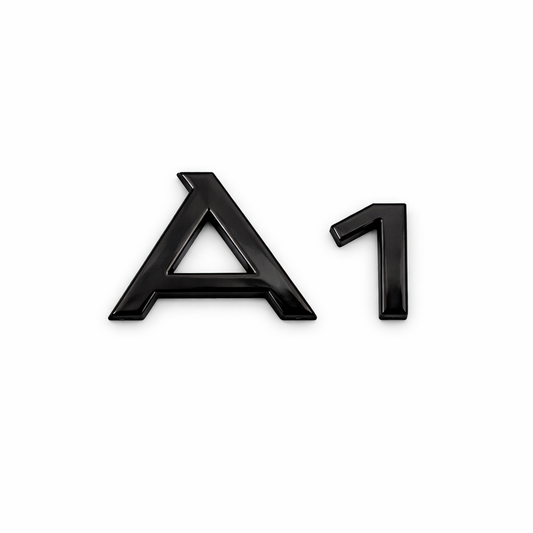 A1 Siyah Bagaj Yazısı Audi Uyumlu