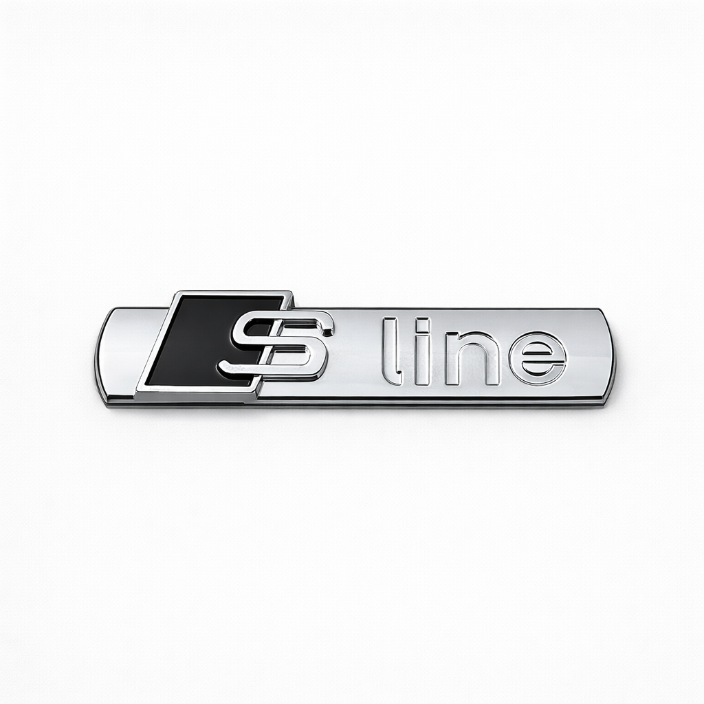 S Line Krom Bagaj Yazısı Audi Uyumlu