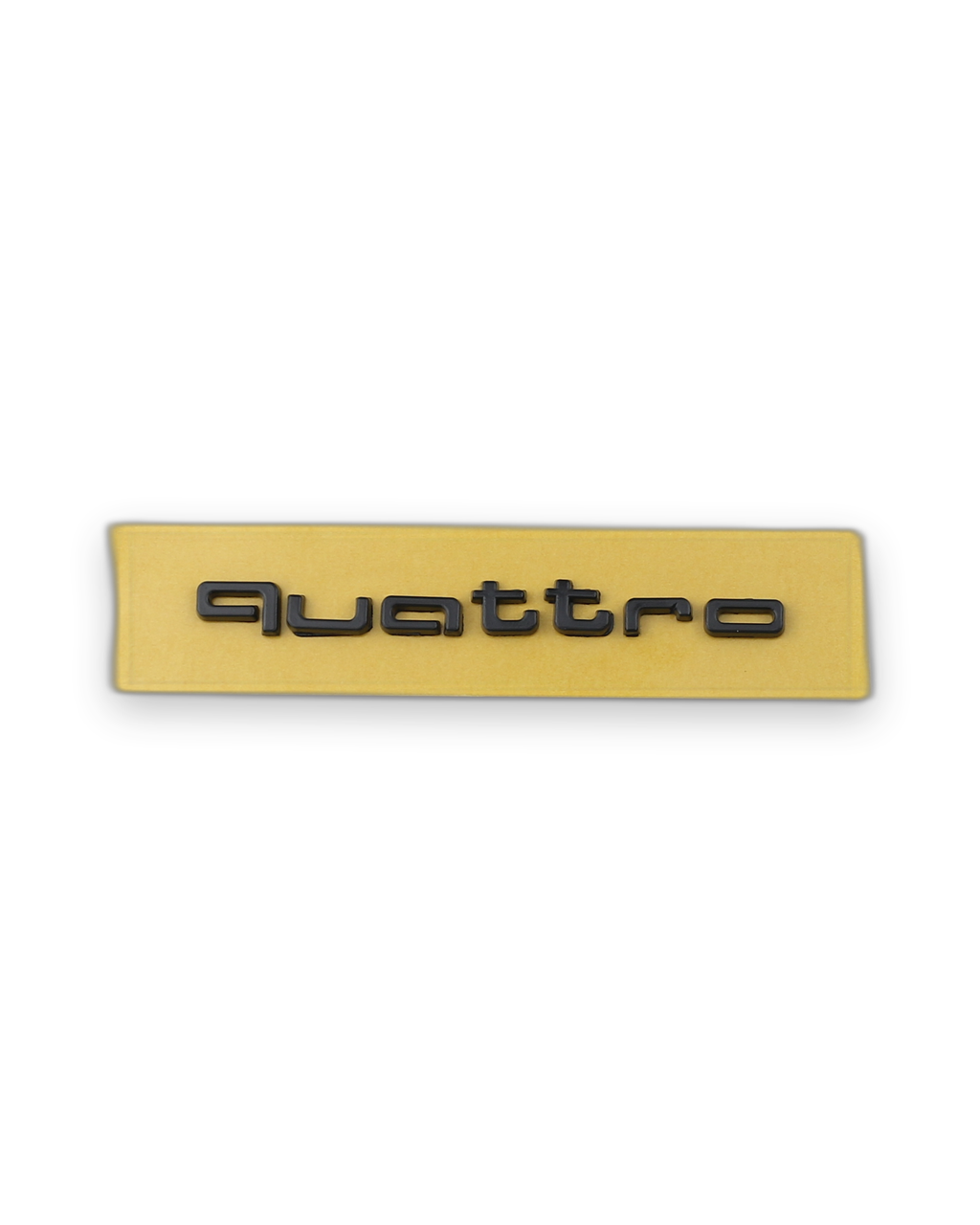 Quattro Siyah Bagaj Yazısı Audi Uyumlu