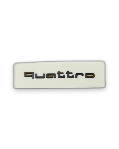 Quattro Siyah Bagaj Yazısı Audi Uyumlu