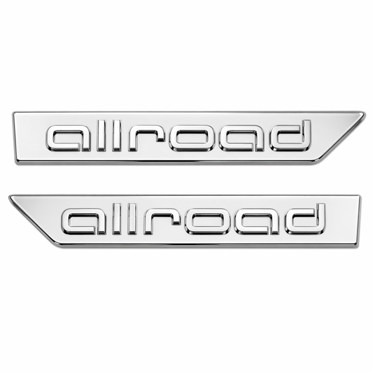 allroad Çamurluk sağ-sol Krom Bagaj Yazısı Audi Uyumlu