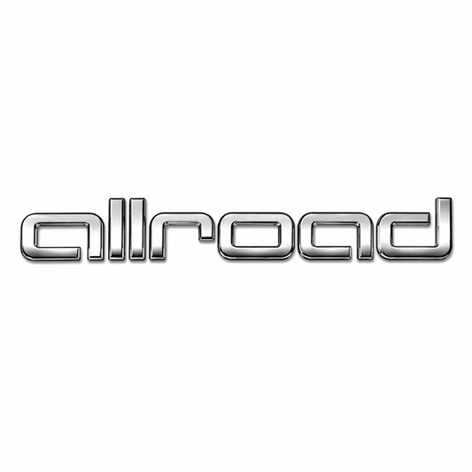 allroad Krom Bagaj Yazısı Audi Uyumlu
